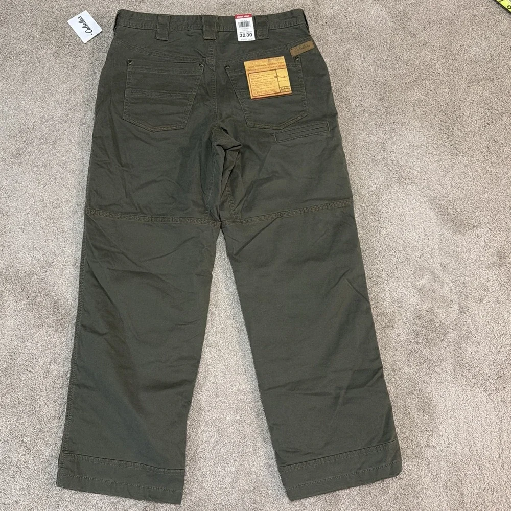 Cabela's‎ Fleece Lined Ultimate Outdoor Pant Original Weight Cotton 32x30 NWT